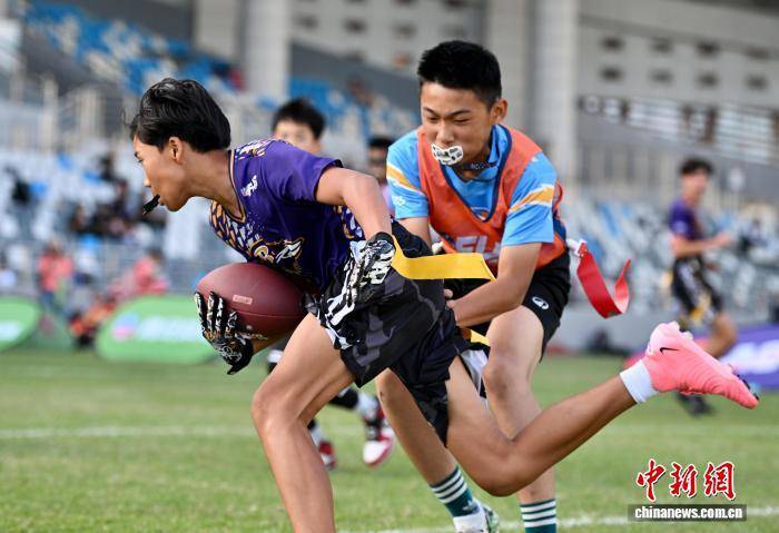 第13届NFL FLAG“勇者之冠”青少年腰旗橄榄球总决赛在福建晋江举行